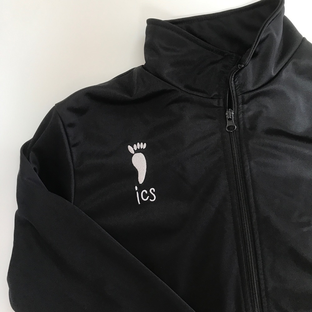 Black HAIKYUU! Karasuno Zip-Up Jacket